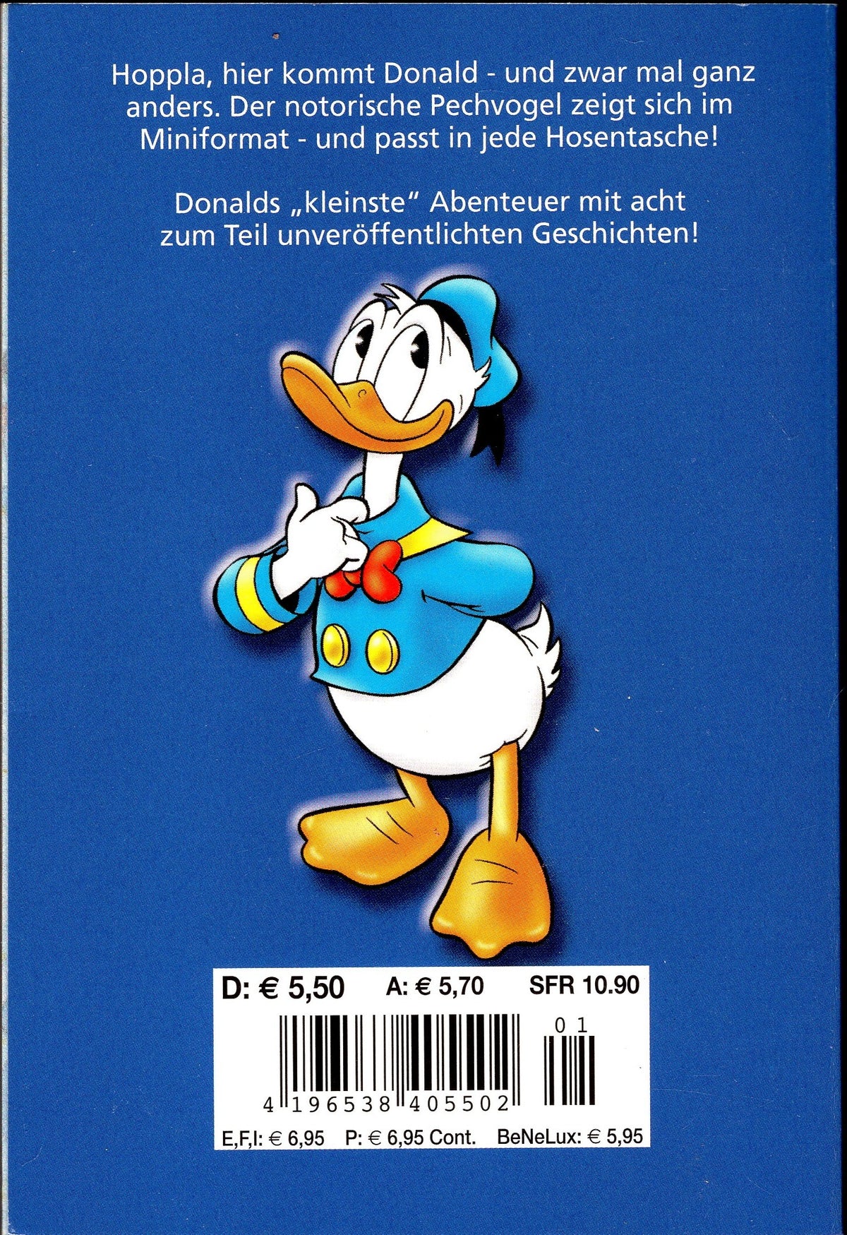 Lustiges Taschenbuch LTB Mini Pocket 01: Donald Duck blau