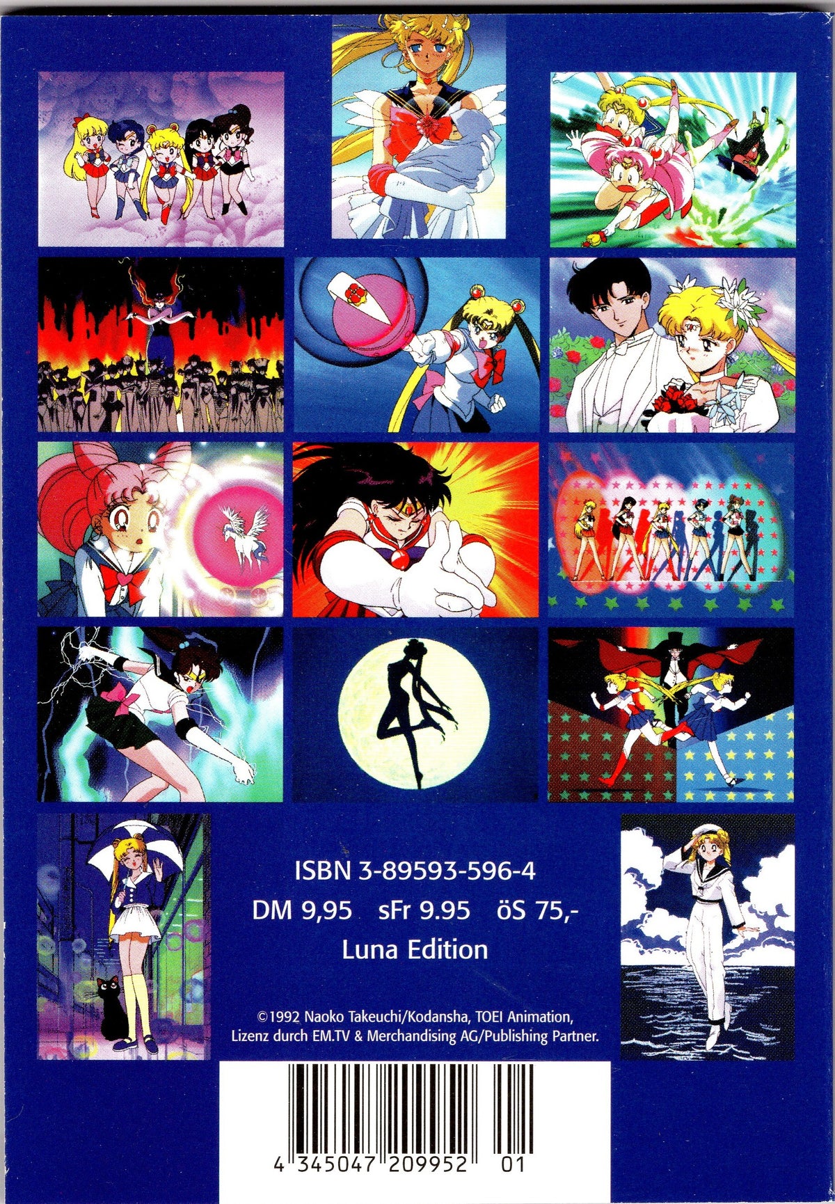 Sailor Moon - Postcard-Book
