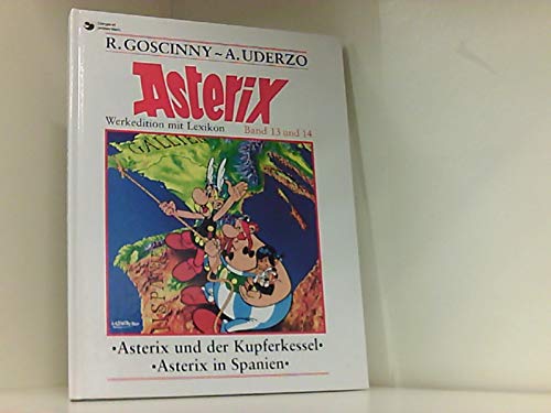 Asterix Werkedition mit Lexikon, Band 13 und 14: Asterix und der Kupferkessel / Asterix in Spanien