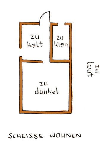 Das Unbehagen: Humor Zeichnungen