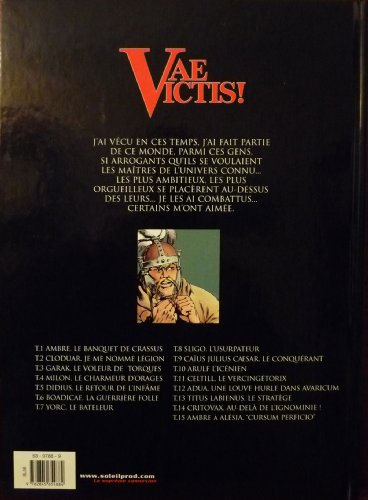 Rocca, Simon ; Mitton, Jean-Yves, tome 14 : CRITOVAX - Au-delà de la honte