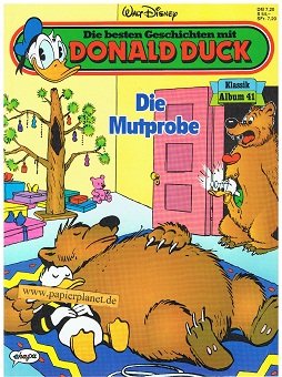 Die besten Geschichten mit Donald Duck Klassik Album 41 Die Mutprobe, 1995, Comic-Album