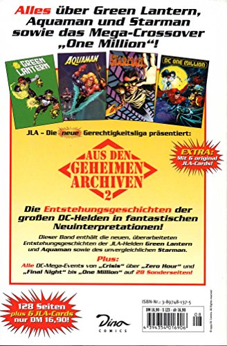 *Verlagsvergriffen* DC Comics JLA (Justice League) Sonderband # 8: Aus den geheimen Archiven - die Entstehungsgeschichten der grossen DC-Helden!