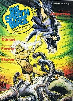 Die Sprechblase 47, mit Storm, Conan, Fenrir. Das große deutsche Comic-Fachmagazin.