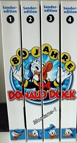 "80 Jahre Donald Duck" LTB Sonderedition / Vier Einzelbände
