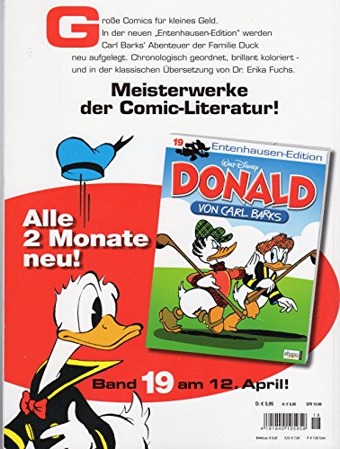 DISNEY Entenhausen-Edition Comic DONALD DUCK von Carl Barks # 18: GELD FÄLLT VOM HIMMEL