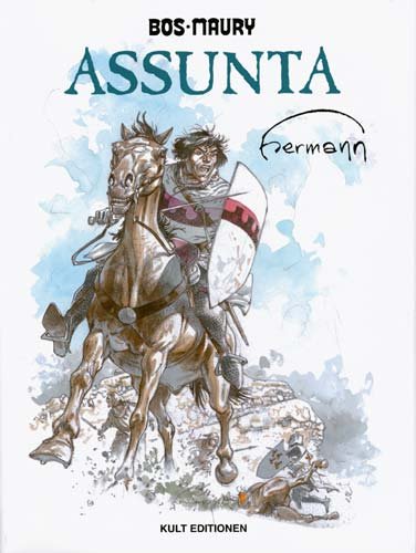 BOS MAURY - ASSUNTA , Kult Hardcover mit Schutzumschlag, limitiert mit signierter Lithographie 73/500 im Schuber (Hermann Hupen - Comic)