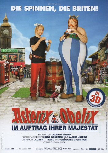 Asterix - Bei den Briten - Band Nr. 8 - Sonderausgabe zum Film !!! - Mit dem Extra *Das Filmposter zu "Im Auftrag ihrer Majestät"* - (in DIN A2, A3 & A4)