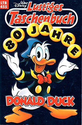 Lustiges Taschenbuch LTB Nr. 455 - 80 Jahre Donald Duck Jubiläums-Ausgabe Cover BLAU