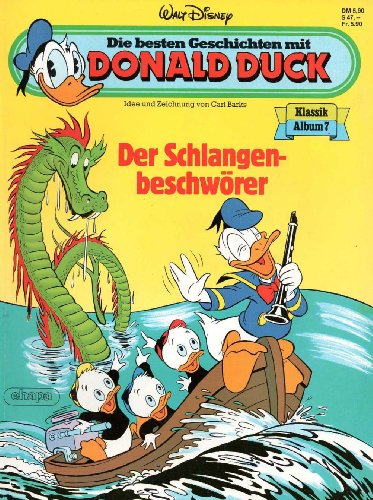 Walt Disney - Die besten Geschichten mit DONALD DUCK Klassik Comic Album # 7: Der Schlangen-Beschwörer